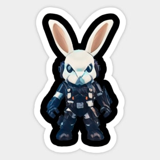 Black Rabbit Sticker